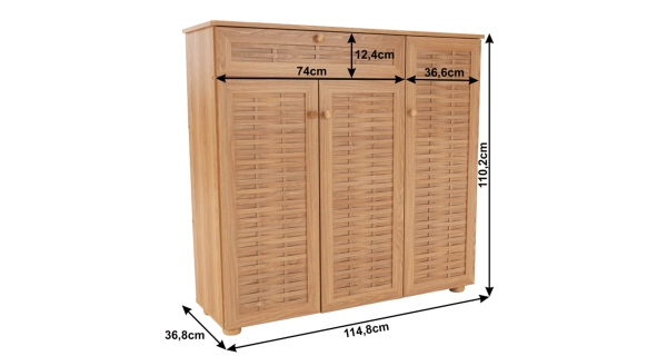 Botník THYMUS 4, natural