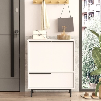 Botník VELVON, bílá