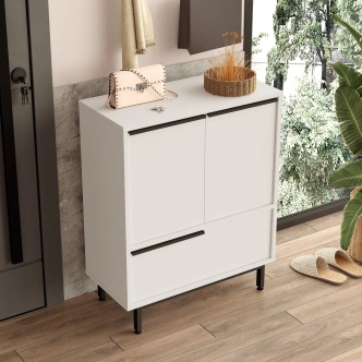 Botník VELVON, bílá