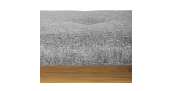 Botník XERCANZEL, bambus, šedá látka