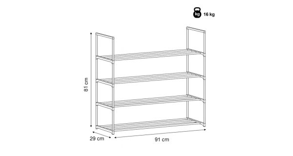 Botník ZANGARJOR, černý kov