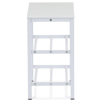 Botník ZORGARSAR, bílý matný lak