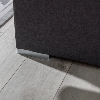 Boxspring HIRSUTA 01 160x200, tmavě šedá látka