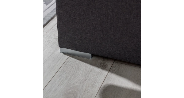 Boxspring HIRSUTA 01 160x200, tmavě šedá látka