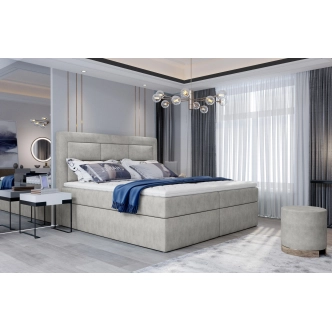 Boxspring KORBELA 02 140x200, béžová látka