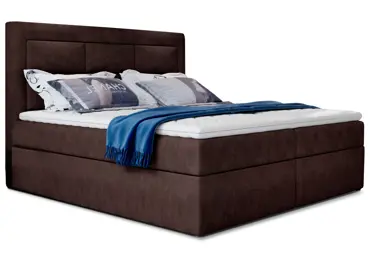 Boxspring KORBELA 03 180x200, hnědá látka