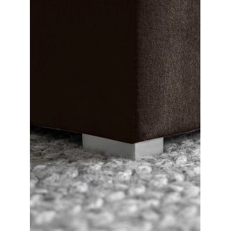 Boxspring KORBELA 11 180x200, tmavě hnědá látka