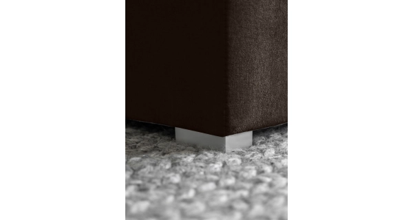 Boxspring KORBELA 11 180x200, tmavě hnědá látka