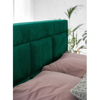 Boxspring KORBELA 12 140x200, zelená látka