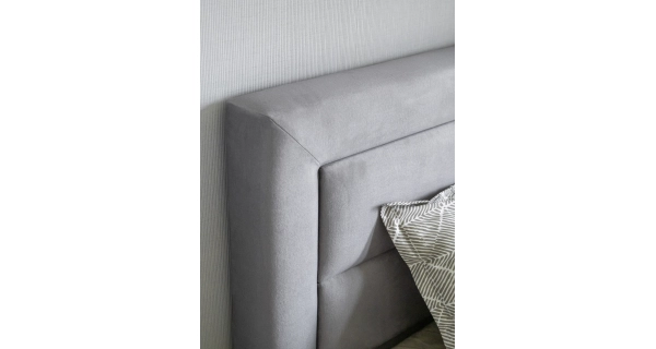 Boxspring KORBELA 13 160x200, světle šedá látka