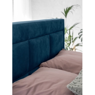 Boxspring KORBELA 14 160x200, modrá látka