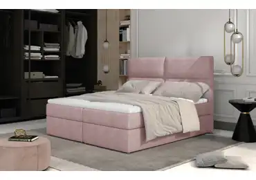 Boxspring PILANSI 12 180x200, růžová látka