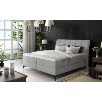 Boxspring PLANIFLORA 11 160x200, šedá látka