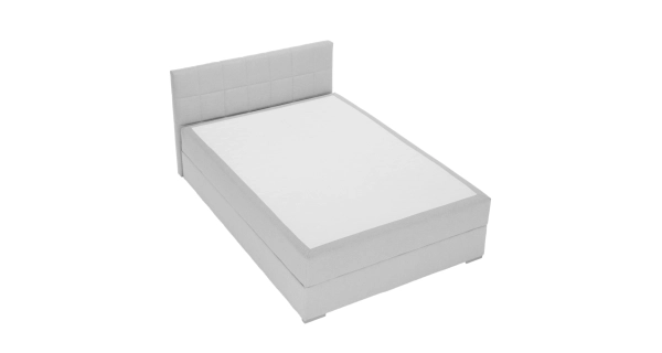 Boxspring SINGULARIS 140x200 cm, světle šedá