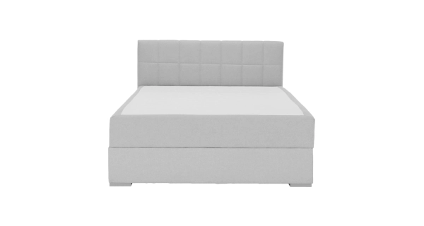 Boxspring SINGULARIS 140x200 cm, světle šedá
