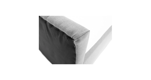 Boxspring SINGULARIS 140x200 cm, světle šedá