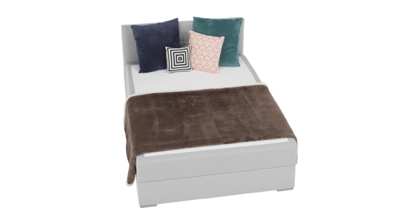 Boxspring SINGULARIS 140x200 cm, světle šedá