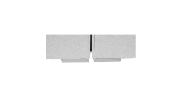 Boxspring SINGULARIS 160x200 cm, světle šedá