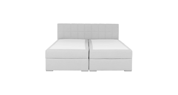 Boxspring SINGULARIS 160x200 cm, světle šedá