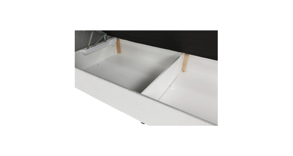 Boxspring SINGULARIS 160x200 cm, světle šedá