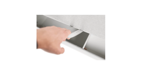 Boxspring SINGULARIS 160x200 cm, světle šedá