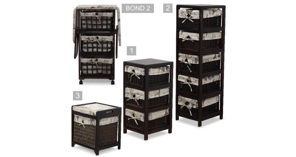 CALLITR 1, komoda, tmavě hnědá