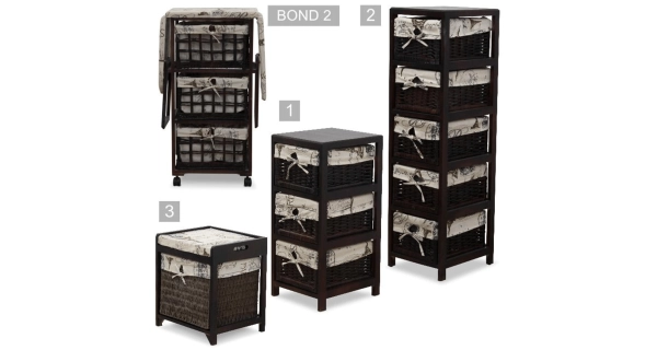 CALLITR 2, komoda, tmavě hnědá