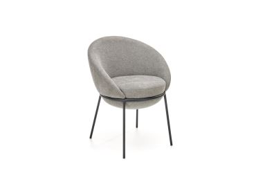 Čalouněná jídelní židle JANNU, šedá