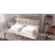 Čalouněná postel GARETTI 160x200 cm, krémová