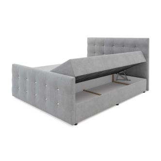 Čalouněná postel HOBIT 180x200 cm, černá