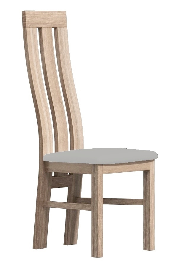 Čalouněná židle SOUV dub kraft zlatý/krémová