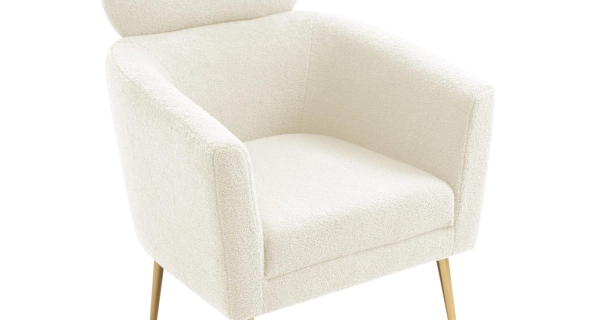 Čalouněné křeslo NANGA, krémové