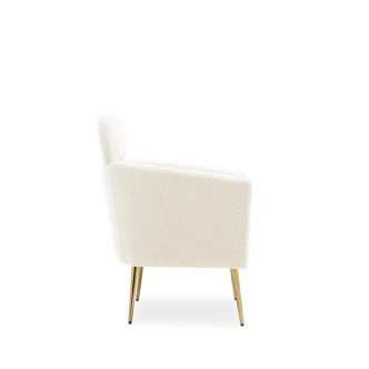 Čalouněné křeslo NANGA, krémové