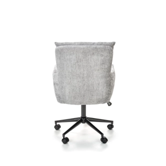 Čalouněné otočné křeslo VERMILLION, šedé