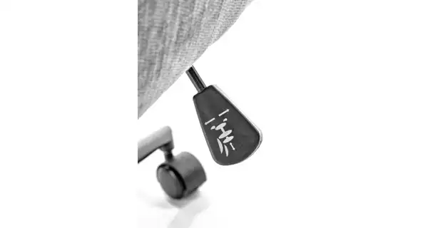 Čalouněné otočné křeslo VERMILLION, šedé