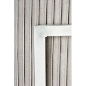 Čalouněný taburet TAVAN, šedý