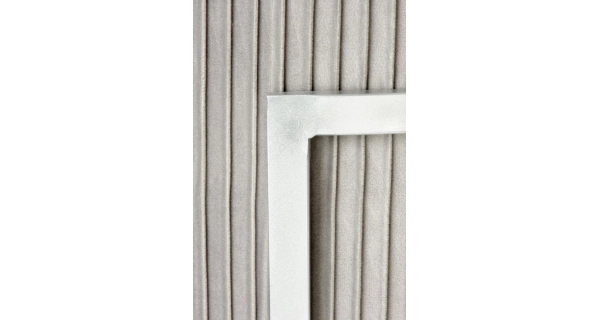 Čalouněný taburet TAVAN, šedý