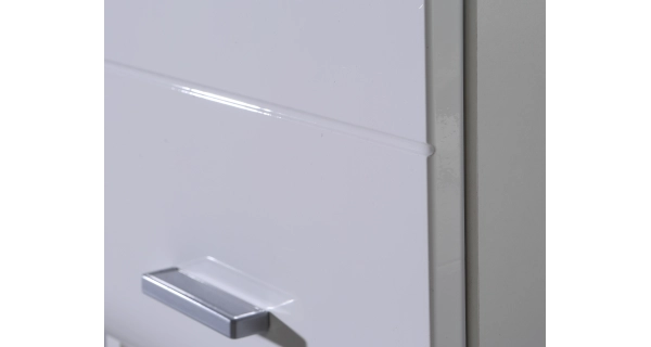 CALRO koupelnová sestava, bílá/bílý lesk, 5 let záruka