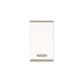 CANELU koupelnová horní skříňka, dub sonoma/bílý lesk