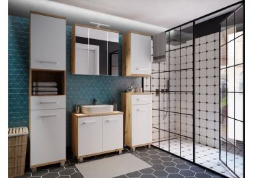 CANELU koupelnová sestava, dub artisan/secret grey, 5 let záruka