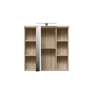 CANELU koupelnová sestava, dub sonoma/bílý lesk