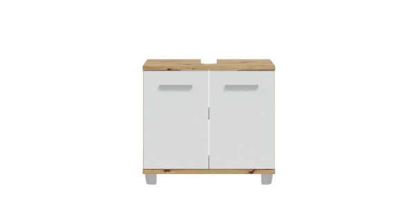 CANELU koupelnová skříňka pod umyvadlo, dub artisan/secret grey, 5 let záruka