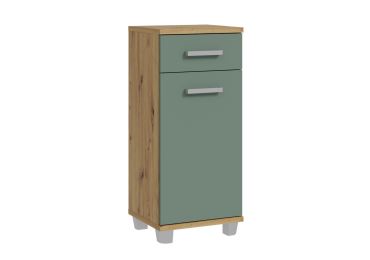 CANELU koupelnová spodní skříňka, dub artisan/šalvěj, 5 let záruka