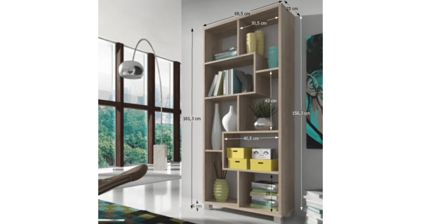 CHAD regál, dub sonoma