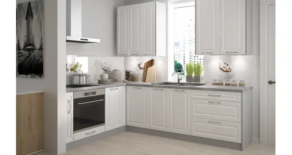 CHANIE, skříňka dolní D11k 60, korpus: bílý, barva: white