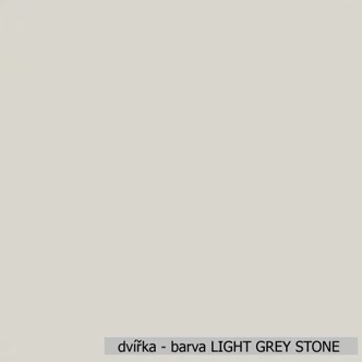 CHANIE, skříňka dolní D2M 60, korpus: bílý, barva: light grey stone