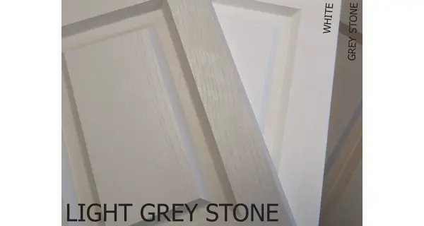 CHANIE, skříňka dolní D3m 90, korpus: bílý, barva: light grey stone