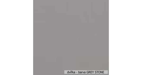 CHANIE, skříňka dolní rohová D13 U, korpus: bílý, barva: grey stone