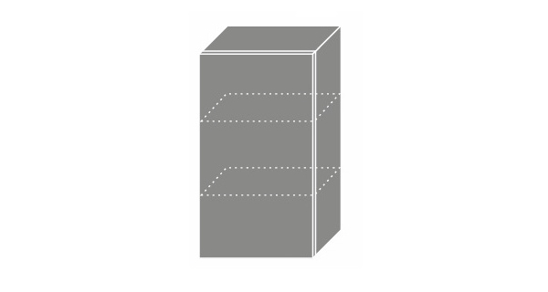 CHANIE, skříňka horní W2 40, korpus: grey, barva: grey stone