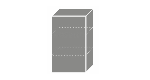 CHANIE, skříňka horní W2 45, korpus: grey, barva: light grey stone